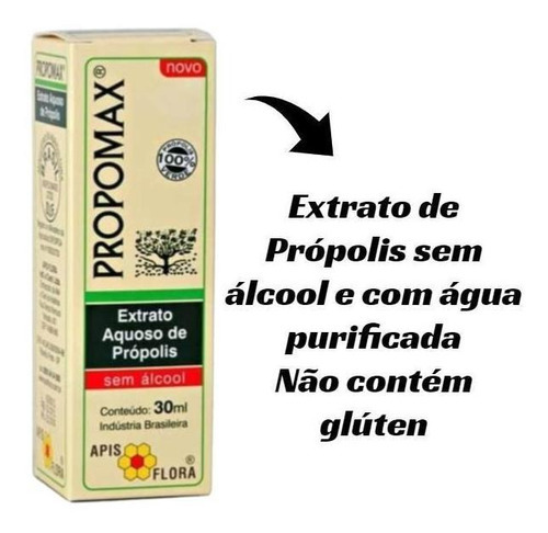 Extrato De Própolis Verde Propomax Sem Álcool - Apis Flora Sabor Sem Sabor