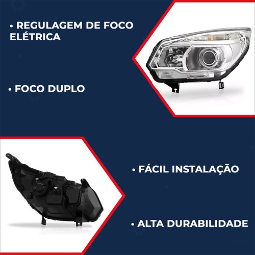 Par Farol S10 Trailblazer Ltz 2012 2013 14 15 2016 Elétrico