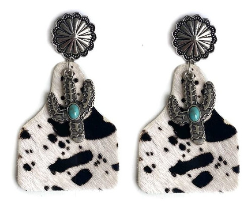 Aretes De Vaquera Occidental, Estilo Bohemio, Vintage, Hech.