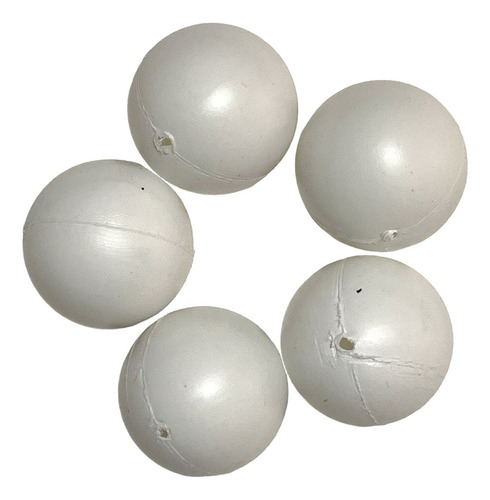 Bolas Bolinhas De Plástico Color Ping-pong Pacote C/200 Unid Cor Branco