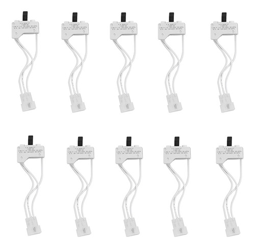 Interruptor De Puerta De Secadora, 10 Unidades, Para 3406109