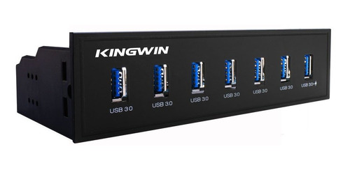 Panel Frente Pc 7 Usb 3.0 5gbps + 1 Con Carga 2.1a