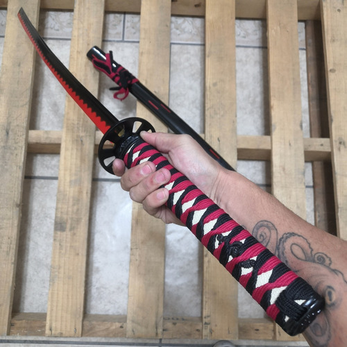 Katana Unique Espada Samurái Hoja Pintada Acero Inoxidable