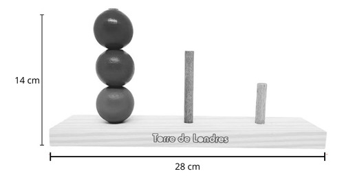 Torre De Londres Em Mdf - Brinquedo De Lógica E Planejamento