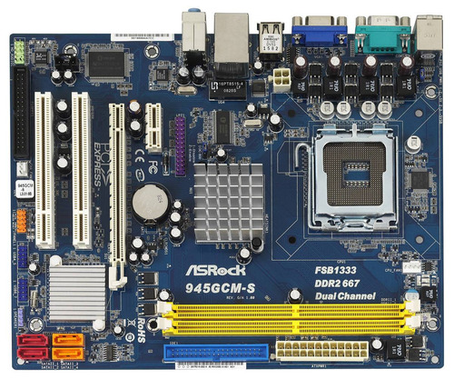 Motherboard Asrock 945gcm-s + Fancooler