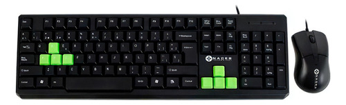 Kit De Teclado Y Mouse Naceb  NA-457 USB Negro Universal