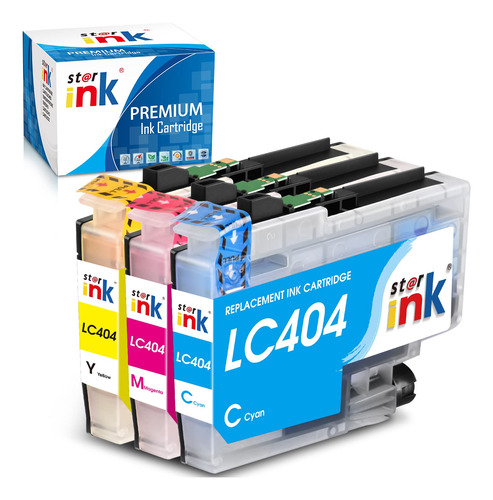 Starink Lc404 Ink Cartridges Color Compatible Replacement F.