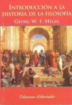 Comprar Introducción A La Historia De La Filosofía Georg Hegel Libro