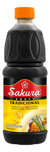 Salsa De Soja Tradicional Sakura 500 Ml.