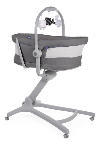 Moises Con Pedestal Baby Hug 4 En 1 Dark Grey