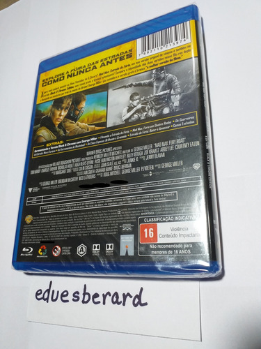 Mad Max Estrada Da Fúria Blu-ray Duplo Nacional Lacrado