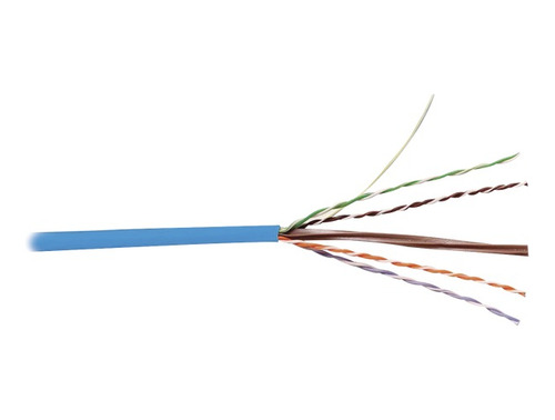 Bobina Cable Utp De 4 Pares, Cat6, Color Azul, 305m