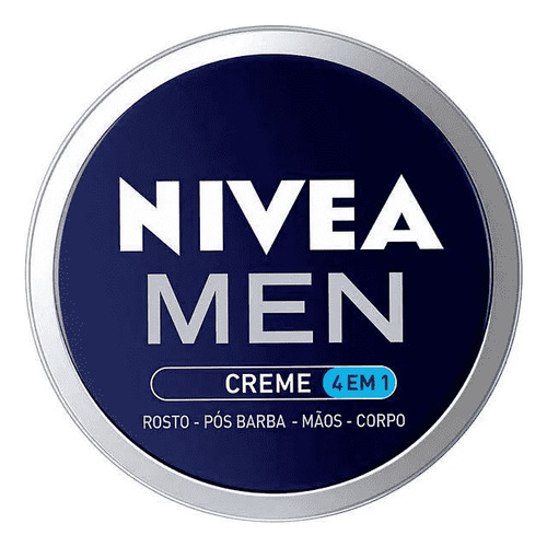 Hidratante Nivea Men Creme Japao Rosto Corpo Mãos Barba 75g Tipo De Pele Os Tipos