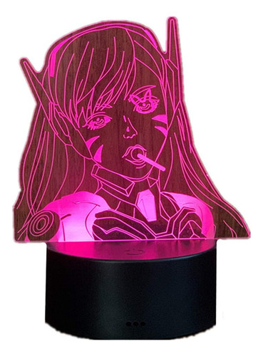 Personaje Dva 3d Rgb Led Luz Noche 7 16 Cambio Color