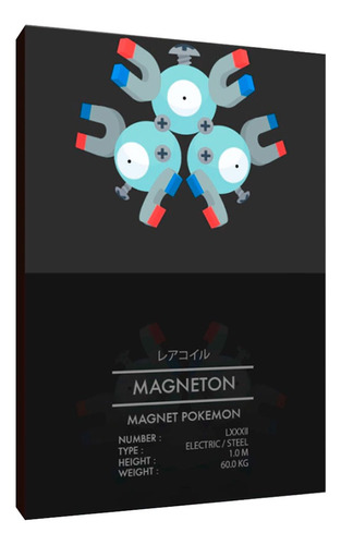 Cuadros Poster Pokemon Magneton 40x60 (ton 4)