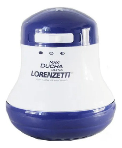 Ducha Eléctrica Outlet Sin Empaque Calentador Ducha Calefon Blanco Y Azul 5.5 Kw (Usado)