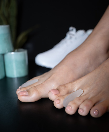 Enderezador Para Dedos Superpuestos Del Pie Nextep® Gel Color Blanco Talla M