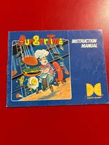 Comprar Burger Time Nes Solo Manual De Instrucciones