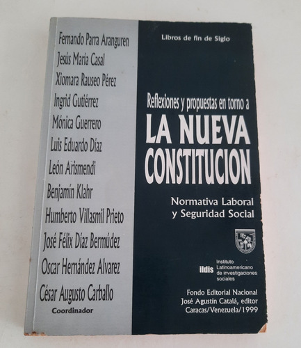 Reflexiones Y Propuestas En Torno A La Nueva Constitución