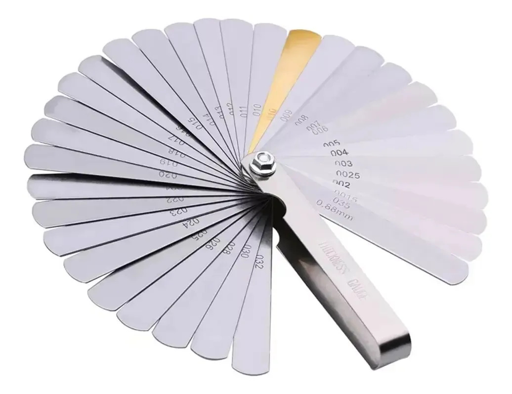 YOUMISHOP Calibrador De Bujias Y Punterías, 32 Hojas