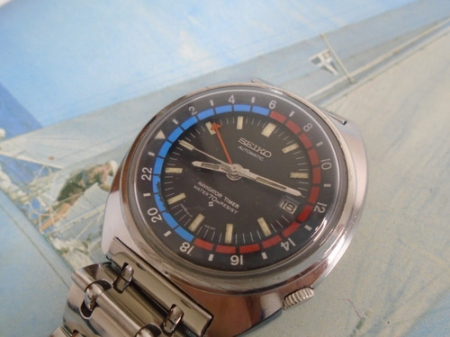 Seiko Antigo Navigator Timer Gmt 6117 6410 Cal 6117b 1972
