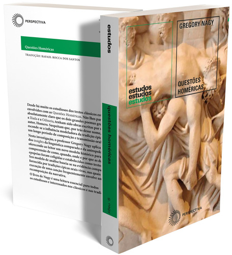 Questões homéricas, de Nagy, Gregory. Estudos Editorial Editora Perspectiva Ltda.,University of Texas Press, capa mole em português, 2021
