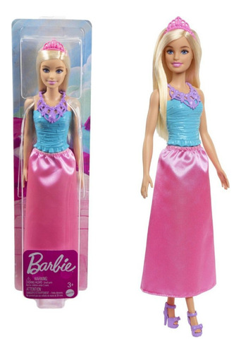 Barbie Fantasía De Princesas  Rosa