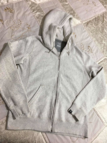 Dri-fit Sudadera Para Dama Talla M Color Gris Con Gorro (Usado)