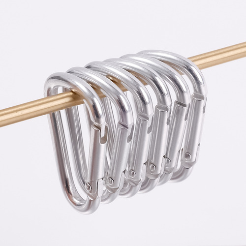 Ganchos Turísticos De Aleación De Aluminio Con Clip De Mosqu