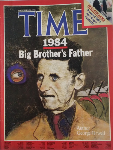 Time En Ingles 1984 Autor George Orwell,big Brother Father