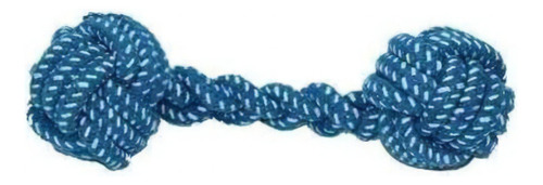 Brinquedo Pet Rope Bone Mordedor Corda Interativo Caes Azul Desenho Osso