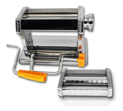 Máquina De Macarrão Cilindro Aço Inox Massa Caseira Talharim