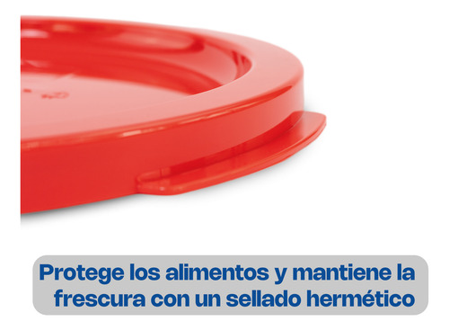 Tapa Para Recipiente Redondo Caledonia Tapere-1218r B D V