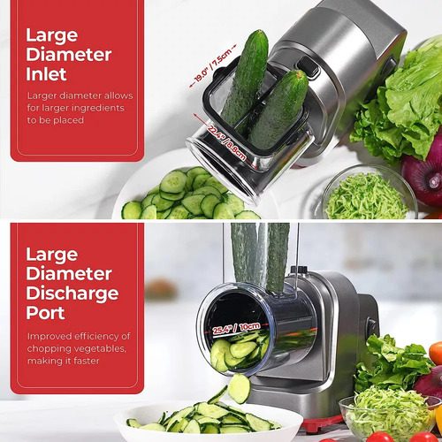 5 En 1 Eléctrico Cortador De Verduras Picador De Verduras
