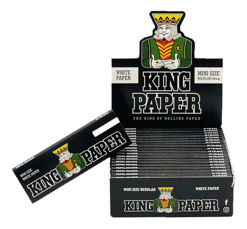 Imagem 2 de 5 de Caixa Seda King Paper Branca 1/4 Mini Size Pequena Atacado