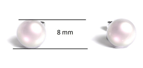 Imagen 3 de 10 de Broqueles Perla Natural Cultivada Y Plata 925 Mujer Agálea
