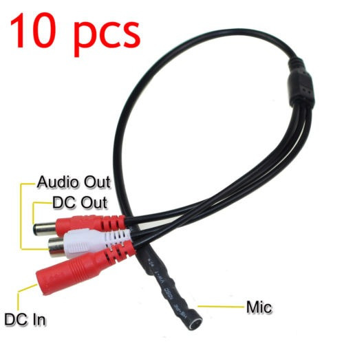 Sistema De La Camer 10pcs Sensible Mini Cctv Audio Micrófono