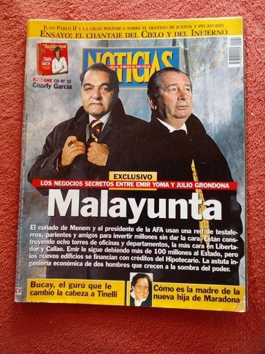 Revista Noticias Maradona Bucay 7 8 1999 N1180