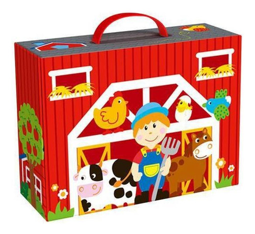 Brinquedo Lúdico Pedagógico Caixa Divertida - Fazenda