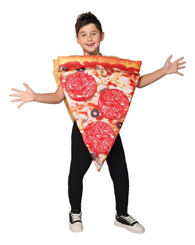 Disfraz De Halloween Para Niñas, Pizza, Rebanada De Comida,