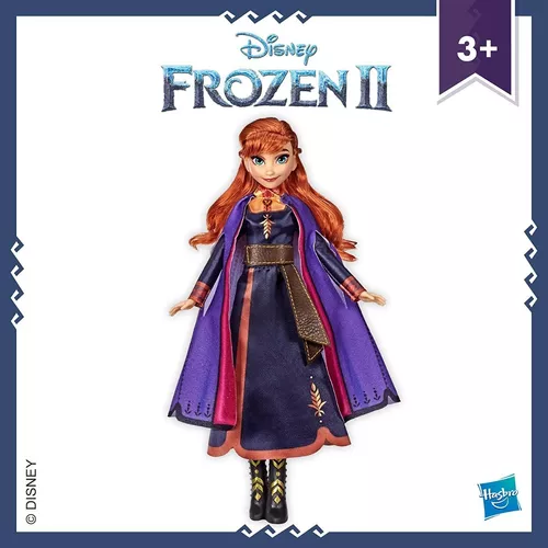 Boneca Anna Cantora Frozen 2 - Anna Musical - Hasbro