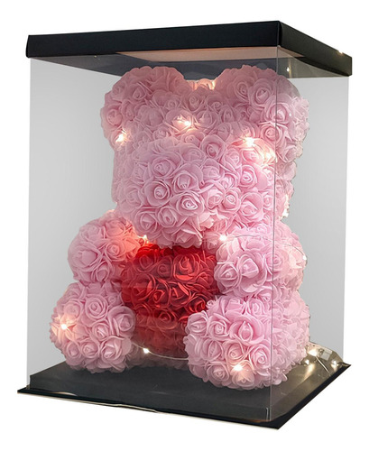 Regalos Del Día De La Madre Del Oso De La Flor Flores Rosa