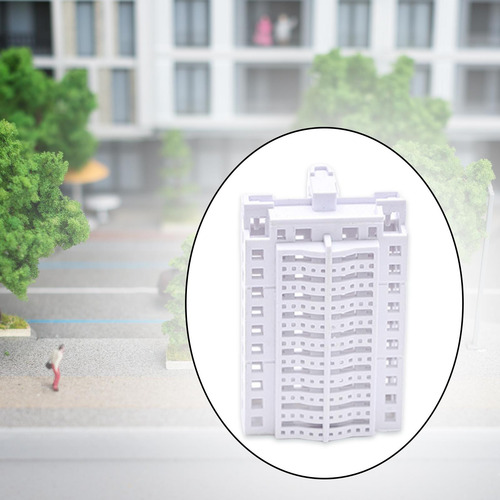 6 Miniature Apartment Building Unpainted House 1. 500 A