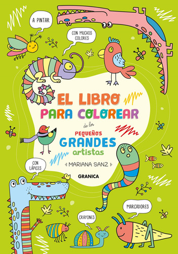 Libro Para Pintar De Los Pequeños Grandes Artistas - Sanz De