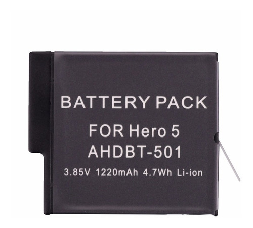 Bateria Recarregável Extra Para Gopro 5 6 Hero 7 Black