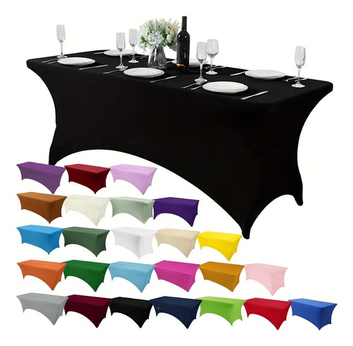 Manteles De Mesa De Spandex De 4 Pies, 6 Pies Y 8 Pies, Univ