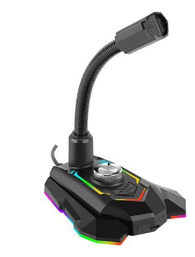 Micrófono Gaming Marvo Mic-05 Omnidireccional Con Iluminaci
