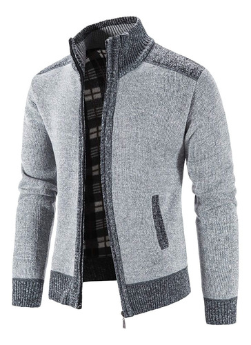 Bravetoshop Men's Cardigan Full Zip Slim Fit Casual Et