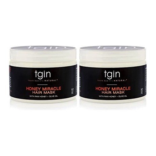 Tgin Honey Miracle Hair Mask Duo, 12 Oz (paquete De 2) Para 