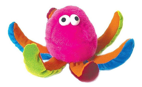 Brinquedo Cachorro Pet Pelucia Polvo Colorido Com Apito